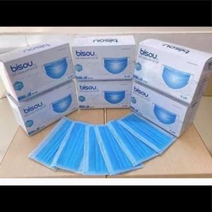 50 pcs Face masks disposal 4 ply.